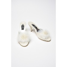 Miss Ayza G&c Boncuk Tüylü Çeyiz Terliği 125