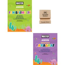 Okyanus Yayınları 4. Sınıf Master Fen Bilimleri ve Paragraf Soru Bankası + Telefon Standı