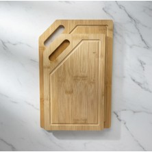 2'li Bambu Hijyenik Kesme ve Sunum Tahtası Seti