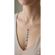 Akfecan Çelik 7 Element Y Kolye