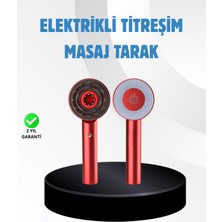 Saç Büyüme Destekleyici Elektrikli Masaj Tarak LED ve Titreşimli