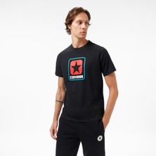 Converse Baskılı Erkek Siyah T-Shirt