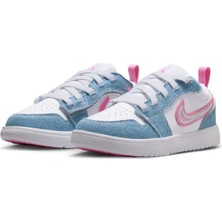 Nike Jordan 1 Low Alt Ps Kız Çocuk Lastik Bağcıklı Cırtlı Deri Ayakkabı -HQ2003-400