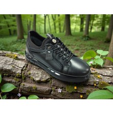 Daniel Ruffo Z-9910 Hakiki Deri Ortopedik Lastikli Kaymaz Şık Erkek Günlük Ayakkabı