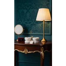 Montdekor El Yapımı Mermer Taşlı Bronz Desenli Kase