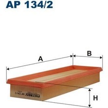 Filtron Fıltron AP134.2 Hava Filtresi Clıo Iı 98>05 Kangoo 01>laguna I 97>01 Megane I 97>01 Master Iı 01> Trafıc Iı 01>06 Movano A 01> Vıvaro A 01>06 Scenıc I 99>03 1.9dcı 1.9dtı F9Q 8200457286-8200065768-770