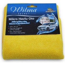 Wilma Mikrofiber Havlu- Büyük Boy 50 x 70 Cm- Sarı (4 Adet)