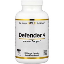 California Gold Nutrition Defender 4 Immune Support 180 Kapsül