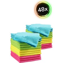 Wilma Secret Çok Amaçlı Mikrofiber Temizlik Bezi 240 Adet 30×30 cm - Mutfak Bezi, Araç Bezi