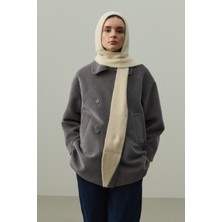 Fahhar Bağlama Detaylı Soft Balaclava Bere Taş