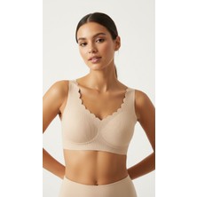 Hama Love Kadın Ten Rengi Lazer Kesim Sütyen