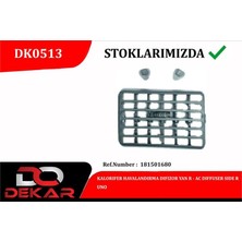Dekar DK0513 - Kalorıfer Havalandırma Dıfızor Yan R Uno