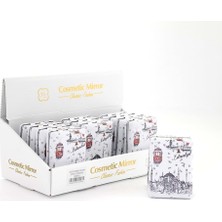 Costurera Taşlı Istanbul Tasarımı El Aynası Kalın