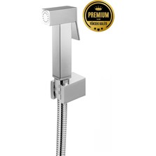 Htm Yapı Paslanmaz Pirinç Spiralli Kare Taharetmatik Taharet El Duşu