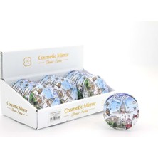 Costurera Taşlı Istanbul Tasarımı El Aynası Kalın