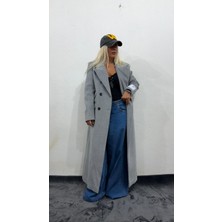 Nunu Özel Dokulu Ultra Premium Kaşe Kaban