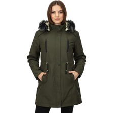 Baglan Kadın Kapüşonlu Içi Peluş Mont BGL-ST05029