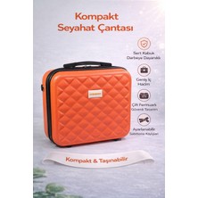 Dayanıklı Sert Kabuklu Makyaj ve Seyahat Çantası – Hafif, Suya Dayanıklı El Valizi