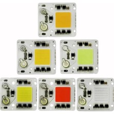 Powerr Led Aydınlatma 220V 50WATT Mavi Işık Cob LED