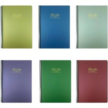 Gıpta Metal Notes Spiralli Pp Kapak Defter A4 60 Yp Kareli