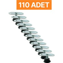 Homdep Masa Sandalye Dolap Sehpa Ayarlanabilir Yükseltme Ayağı M8 Siyah Rotil Ayak 110 Adet