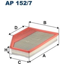 Filtron Fıltron AP152.7 Hava Filtresi Opel Insignia B 2.0 Turbo Z18 2017 --Chevrolet Malibu 2.0l 122 Cıd 2017 C 35015 23430313