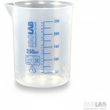 Isolab Beher - Polipropilen - Kısa Form - Mavi Skala