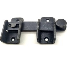 Maarketim Antika Tarz Dekoratif Pirinç Kapı Mandalı - 57x115 mm, Oksit