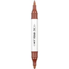 Rich Art-X Acrylic Duo Marker Çift Uçlu Su Bazlı Boyama Kalemi No:65 Mocha Kahve