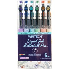 Writech Wrıtech W-501 Lıquıd Roller 6 Renk 0,5mm Kalem - 6'lı