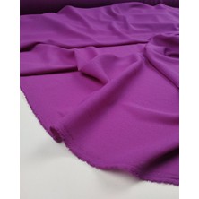 Kumaş Parça Koyu Pembe Renkte Krep Şifon En: 140 cm