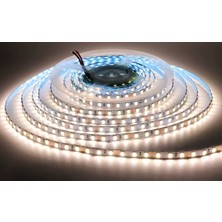 Powerr Led Aydınlatma 12 Volt 8 mm 4040 Smd 4000 K Naturel Beyaz Iç Mekan 60 Ledli 5 Metre Şerit LED