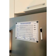 Caps Office Su Içme Alışkanlığı Kazanma Rehberi - Buzdolabı Üstü Magnetli Planlayıcı