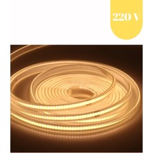 Powerr Led Aydınlatma 220V 288 LED 3000K Günışığı Esnek Hortum Cob LED IP67 Dış Mekan 5 Metre Güç Kablosu Dahil