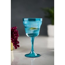 Depa Akrilik Aquamarin Tekli Kadeh & Su Meşrubat Kahve Yanı Bardağı 300 ml ( Cam Değildir )