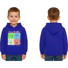 Sedirli Unisex Ayıcık Bear Baskılı Çocuk Swaetshirt Kapşonlu 3 Iplik Şardonlu
