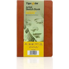 Tigertint Sketch Book Sert Kapaklı Eskiz Defteri 140 gr A5 80 Yp Taba