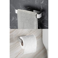 Paslanmaz Çelik Tuvalet ve Banyo Havluluk Seti, Şık ve Dayanıklı