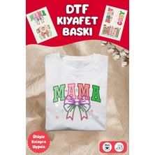 Burak Baskı Tasarım Yılbaşı Temalı Kumaşa Baskı Yapılabilen Ütü ile Yapışan Dtf Tekstil Baskı Görseli , Girly-Mama