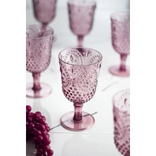 Depa Akrilik Mürdüm Tekli Kadeh & Su Meşrubat Kahve Yanı Bardağı 450 ml ( Cam Değildir )