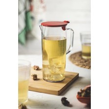 Depa Akrilik Ölçekli 1 Lt Sürahi & Ölçü Kabı (Buzdolabı Kapak Rafına Sığar)