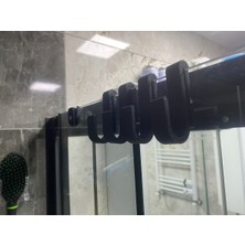 Şık ve Kullanışlı 4’lü Bornoz Askısı Seti, Duşakabin ve Banyo Için Ideal
