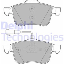 Delphi Delphı LP1959 - Ön Fren Balatası Alfa Romeo 159 05 11 Brera 06 Spıder 06 1.8mpi 1.9jts 1.9jtdm 2.2jts Fişli
