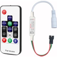 Powerr Led Aydınlatma 5 V-24 V WS2811-WS2812B-IC1903 14TUŞ Kumandalı Pixel Magic Rf LED Kontrol