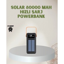 Eco Lounge Powerbank Solar Fenerli Çoklu Kablolu Taşınabilir Şarj Aleti