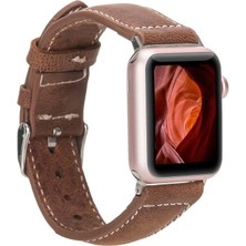 Eco Lounge Apple Watch Uyumlu Deri Kordon 42-44-45MM Nm1-As2 Taba