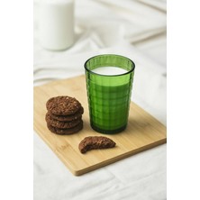 Depa Allegra Koyu Yeşil Akrilik Bardak | 400 ml Su, Meşrubat, Sunum ve Kahve Yanı Için | Cam Değildir | Kırılmaya Dayanıklı Tekli