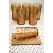 Depa Akrilik Bal 6'lı Uzun Bardak & Su Meşrubat Bardağı 750 ml ( Büyük Boy & Cam Değildir )