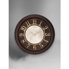 UltraMint 50 cm Eskitme Kadranlı Şık Duvar Saati, Zarif ve Dayanıklı Tasarım