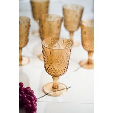 Depa Akrilik Bal Tekli Kadeh & Su Meşrubat Kahve Yanı Bardağı 450 ml ( Cam Değildir )